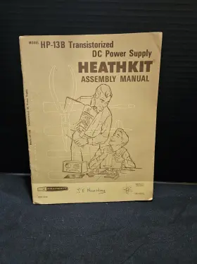 HP-13B HEATHKIT Manual Transistorized Power Supply Schematics