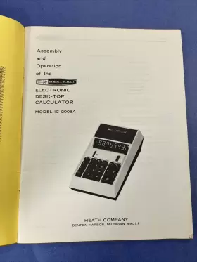 IC-2008A HEATHKIT Manual Calculator #3