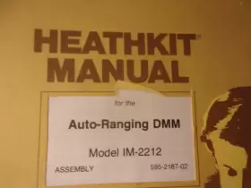 IM-2212 HEATHKIT Auto Digital Multimeter Manual