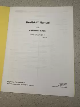 OCA-1401-1 HEATHKIT Manual #3