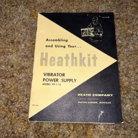 VP-1-12 HEATHKIT Manual Vibrator Power Supply Pictorial