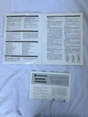 D-E95 HITACHI Service Manual Stereo Cassette Tape Deck #3