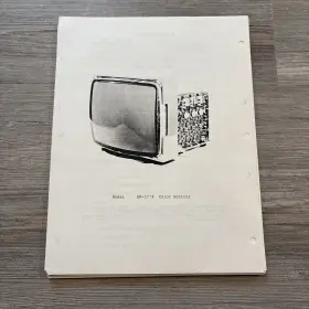HM-3719 HITACHI Monitor Manual Diagrams Schematics