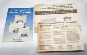 RD-6103 HITACHI Chime Matic Food Steamer Rice Cooker Manual