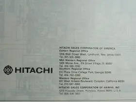 SR-503 HITACHI Receiver Service Manual #2
