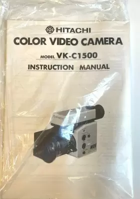 VK-C1500 HITACHI Video Camera Instruction Manual