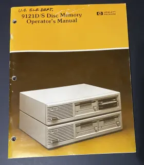 09121-90000 HP Disc Memory Operators Manual