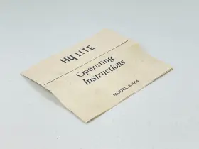 E-164 HY LITE Hong Kong Transistor Radio Manual
