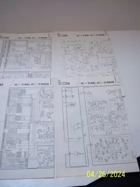B52-0614-20 ICOM Schematic Diagrams Ham Radio #2