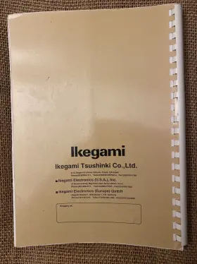 RM-11 IKEGAMI Instruction Manual Remote Control #2