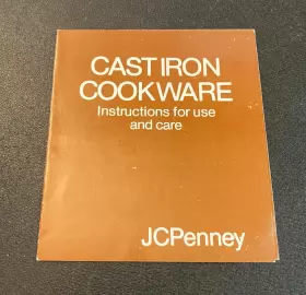 10019 J. C. PENNEY Cast Iron Cookware Cage Jc Direction