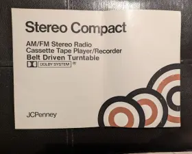 683-1991 JCPENNEY Stereo Owners Manual Instruction Book