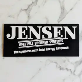 35C1329 JENSEN Lifestyle Speaker Brochure Booklet Catalog