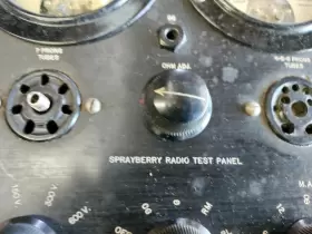 SET-199 JEWELL Radio Analyzer Sprayberry Panel Tube Tester #3