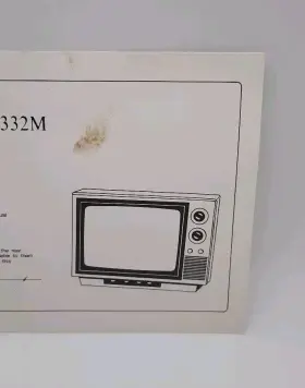 CTV-1332M JIC Television Operating Manual #3