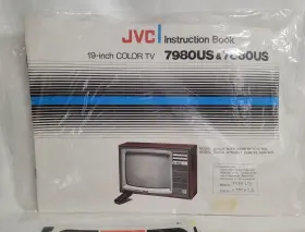 7880US JVC Instruction Book Tv Manual #2