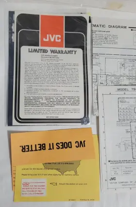 7880US JVC Instruction Book Tv Manual #3