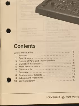 JX-SV55 JVC Service Manual Stereo Video Editing Processor #3