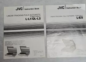 L-E5 JVC Turntable Instruction Books Owners Manual