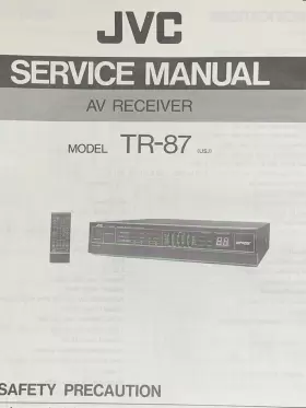 TR-87 JVC Service Manual Receiver #2