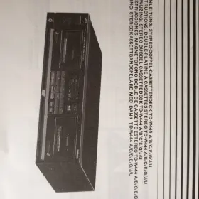 VNN2221-662 JVC Double Cassette Deck Instruction Book Manual #2