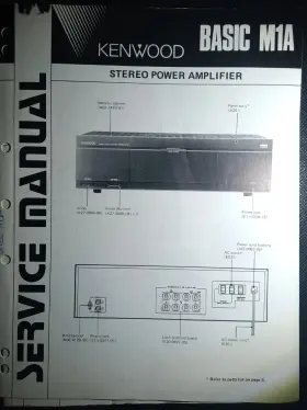 BASIC-M1A KENWOOD Amplifier Service Manual