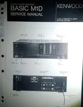 BASIC-M1D KENWOOD Amplifier Service Manual