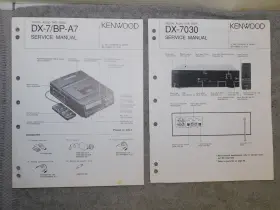 DX-7030 KENWOOD Digital Audio Tape Deck Service Manuals