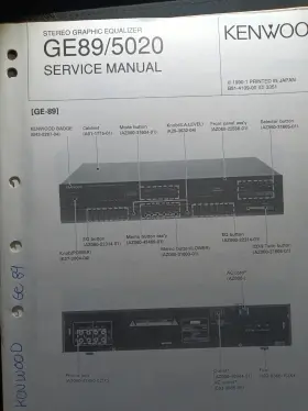 GE-89 KENWOOD Graphic Equalizer Service Manual