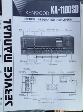 KA-1100SD KENWOOD Service Manual Amplifier