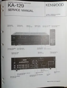 KA-129 KENWOOD Amplifier Service Manual