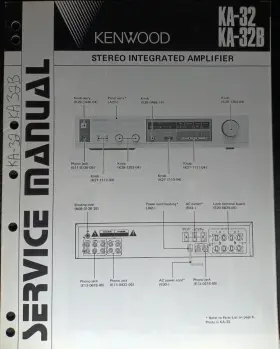 KA-32 KENWOOD Amplifier Service Manual