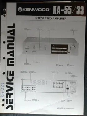 KA-55 KENWOOD Amplifier Service Manual