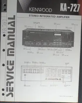 KA-727 KENWOOD Amplifier Service Manual Hsq