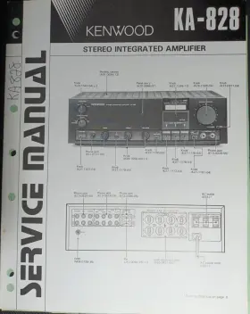 KA-828 KENWOOD Amplifier Service Manual Hsq