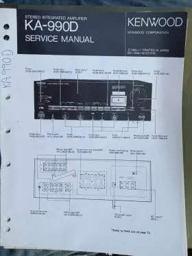 KA-990D KENWOOD Service Manual Amplifier
