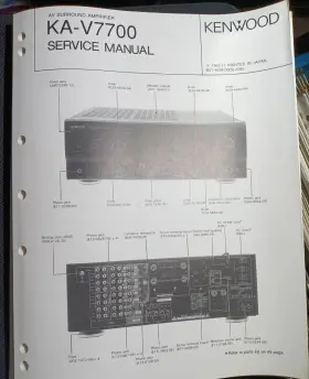 KA-V7700 KENWOOD Amplifier Service Manual Hsq
