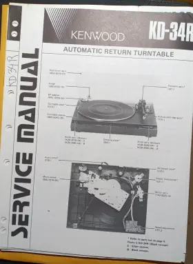 KD-34R KENWOOD Turntable Service Manual