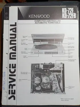KD-72F KENWOOD Turntable Service Manual