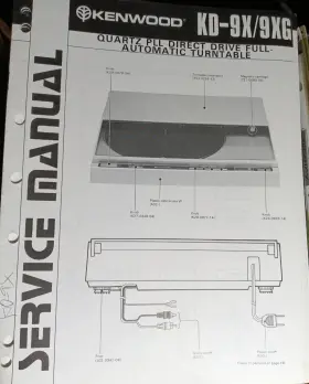 KD-9X KENWOOD Turntable Service Manual