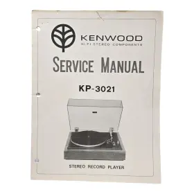 KP-3021 KENWOOD Stereo Record Player Service Manual