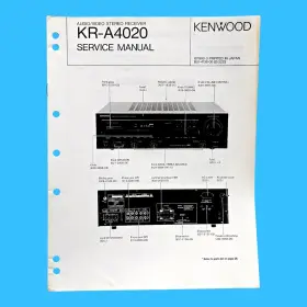 KR-A4020 KENWOOD Audio Video Stereo Receiver Service Manual