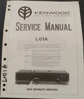L-01A KENWOOD Amplifier Service Manual Hsq