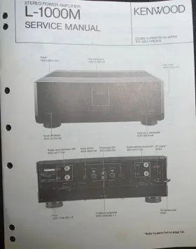 L-1000M KENWOOD Amplifier Service Manual Hsq