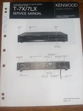 T-7LX KENWOOD Tuner Service Manual