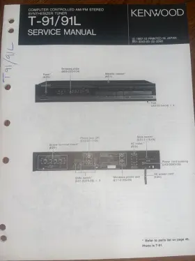 T-91L KENWOOD Tuner Service Manual