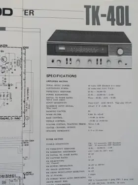 TK-40L KENWOOD Receiver Schematic Volume Binder