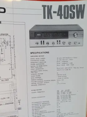 TK-40SW KENWOOD Receiver Schematic Volume Binder