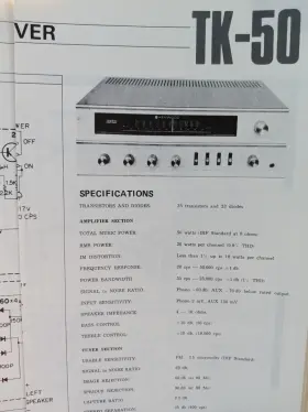 TK-50 KENWOOD Receiver Schematic Volume Binder
