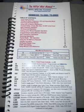 TS-2000-TS-2000X KENWOOD Nifty Mini Manual